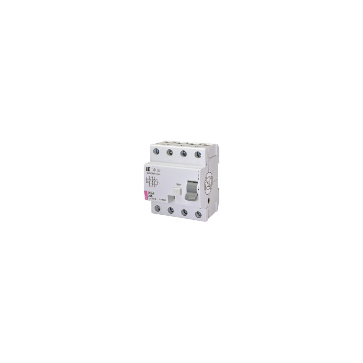 EFI 6-4 AC 25A/0,03A noplūdes relejs, 4P