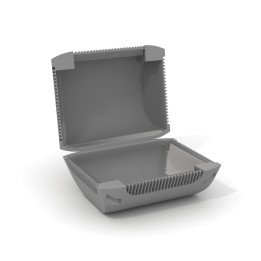 Minibox2 gel insulated box IPX8 for one-two Wago 2-5-ways connectors 4-6mm2 42.6x32.8x22mm