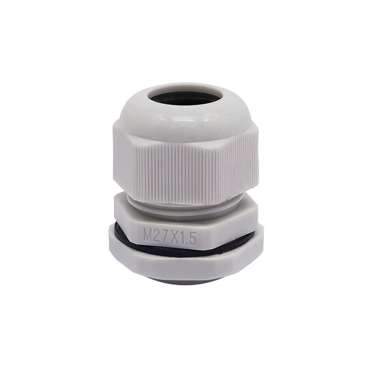 M27 plastikinė kabelio riebokšlė, IP68, 13-18mm