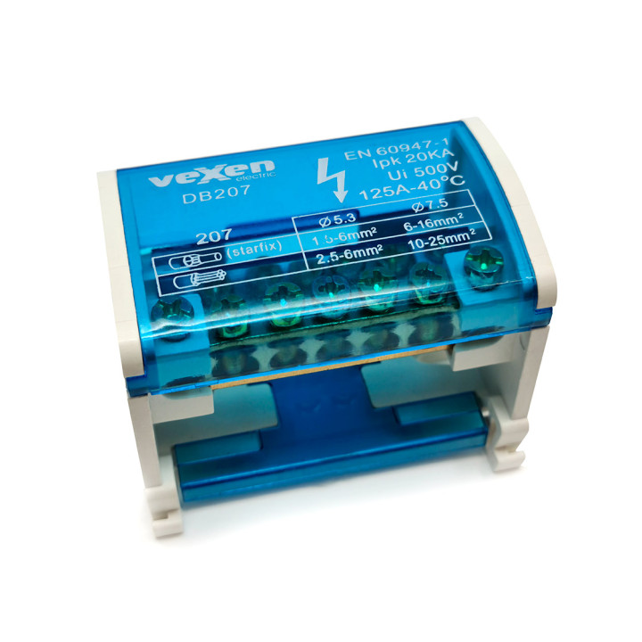 Jakolohko 2x7, 125A/500V