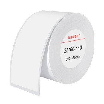 Lampotarrat Niimbot tarrat 25x60 mm, 110 kpl (valkoinen)