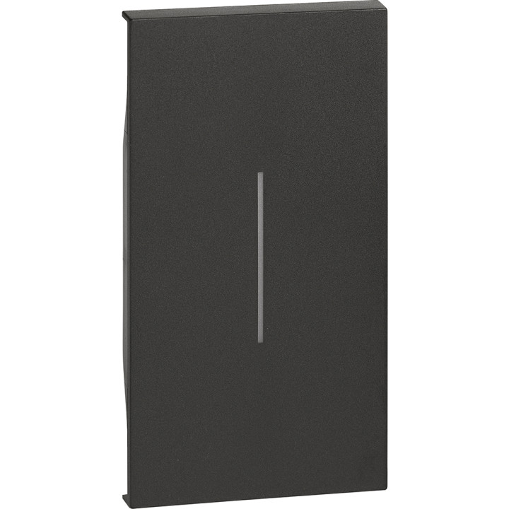 Šviečiantis dangtelis, 2 moduliai - neutralūs. Įrenginiams K4672M2L ir K4652M2. Juoda.