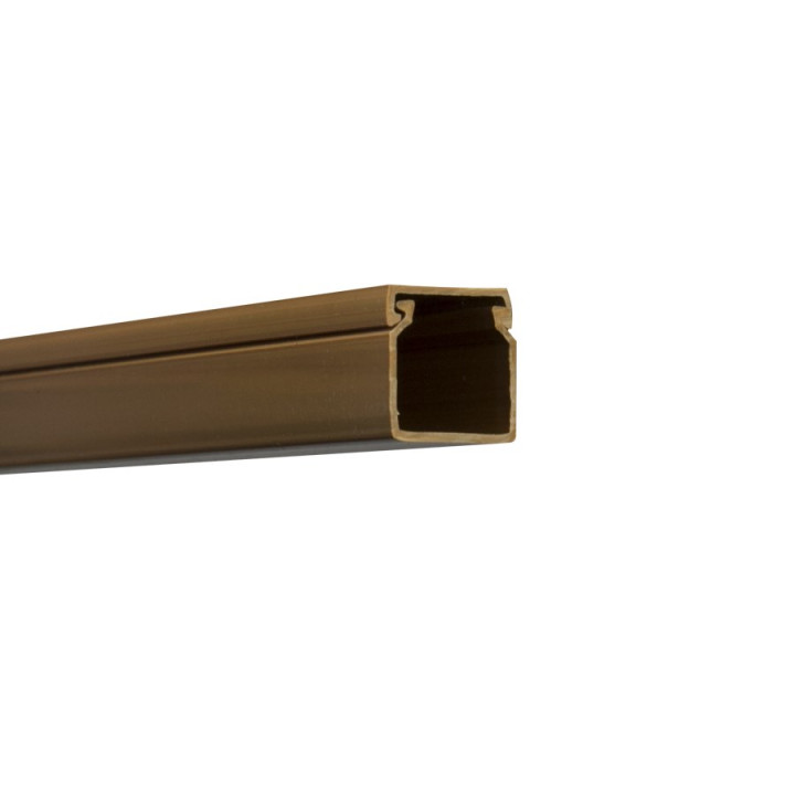 Cable duct dark brown 18x18mm