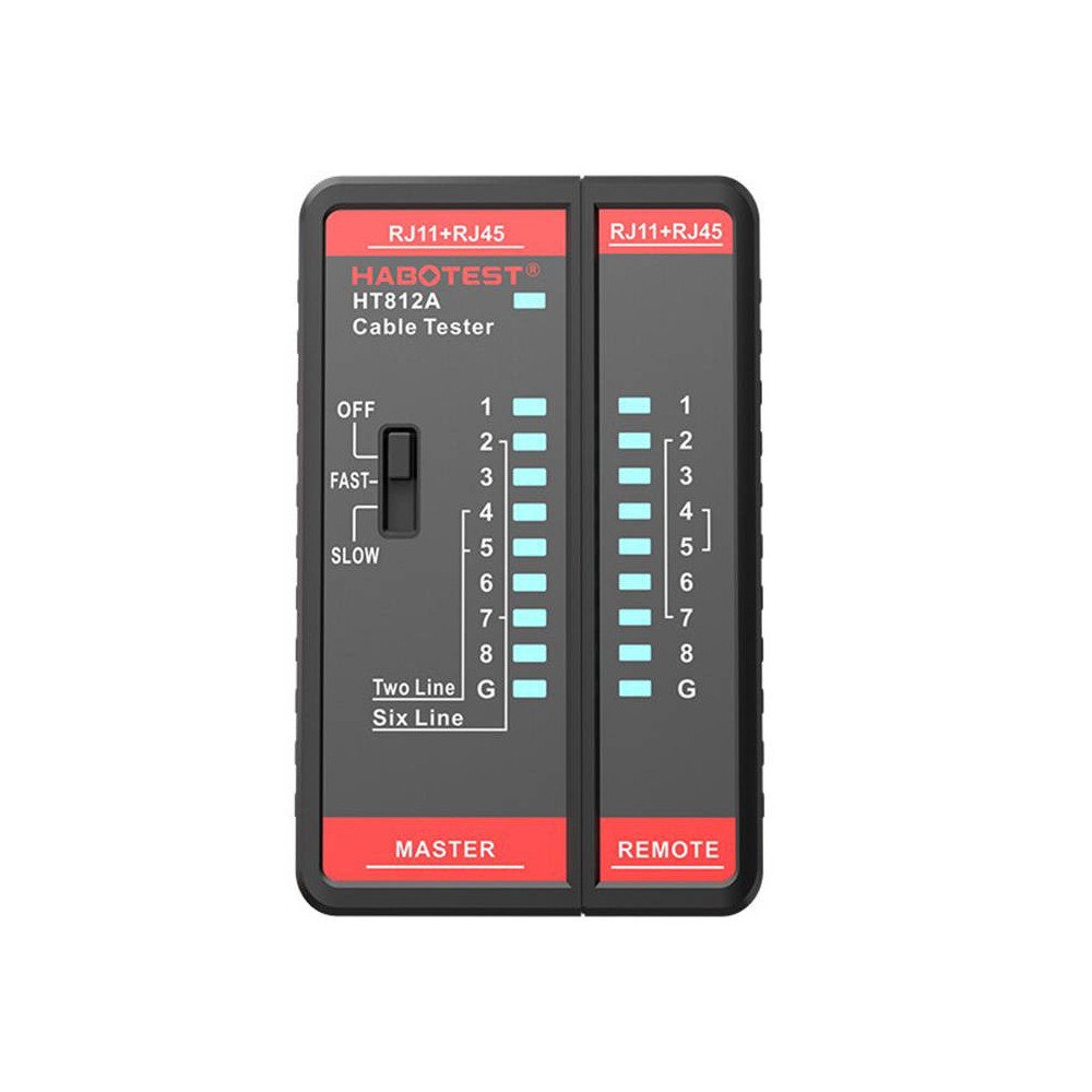 Habotest HT812A RJ45/RJ14/RJ12/RJ9