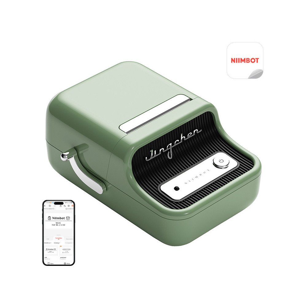Niimbot B21 Pro kaasaskantav etiketiprinter (roheline)