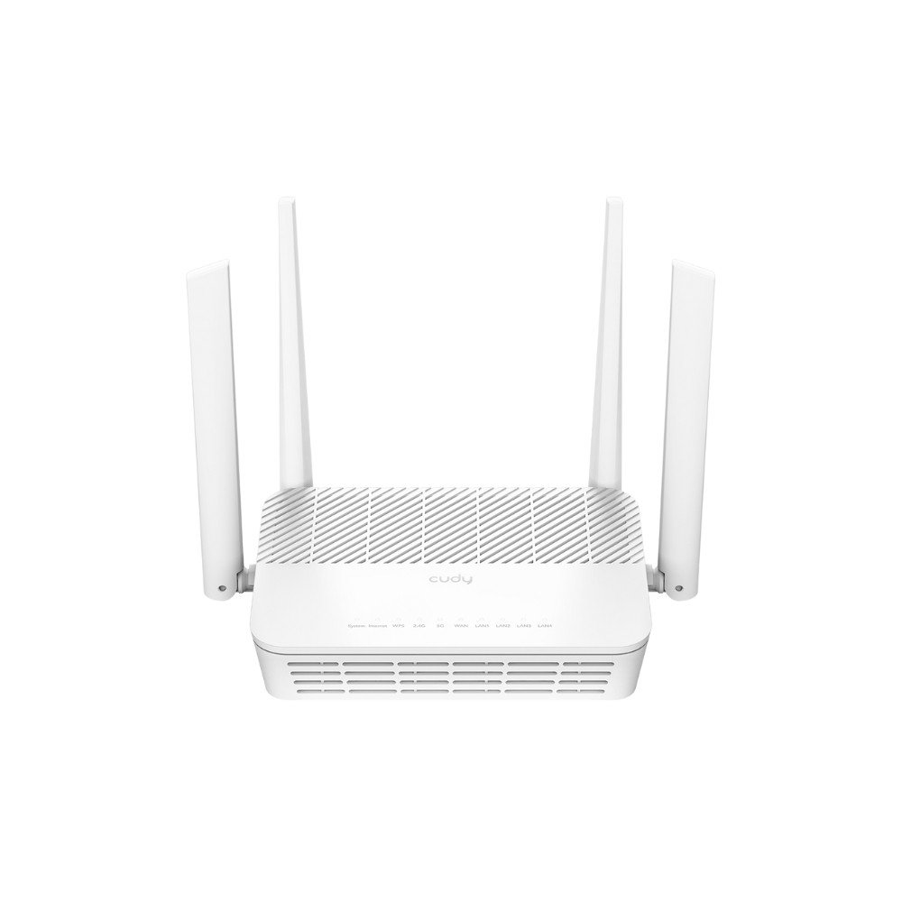 ROUTER WR3000S Wi-Fi 6 2,4 GHz, 5 GHz 574 Mbps + 2402 Mbps CUDY