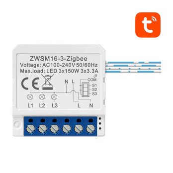 Alykytkinmoduuli ZigBee Avatto ZWSM16-W3 TUYA