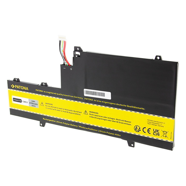 Patona PT2451 Battery for HP EliteBook x360 1030 G2 4700mAh 11.55V Li-Pol OM03XL