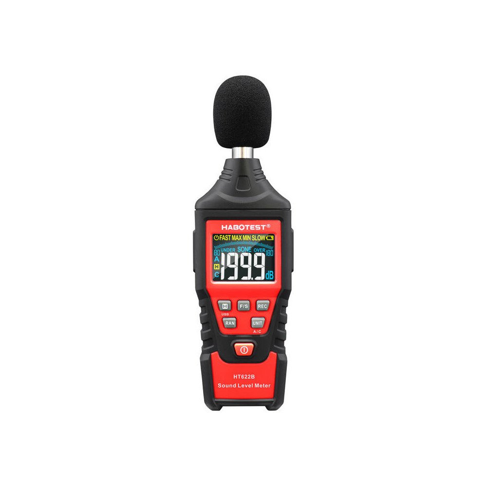 Digitalais decibelu meritajs Habotest HT622B USB A/C