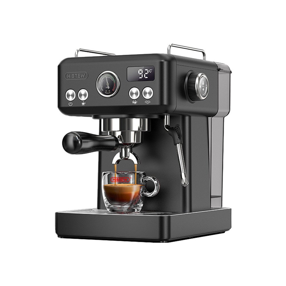 HiBREW H10A virzula espresso automats ar temperaturas kontroli (melns)