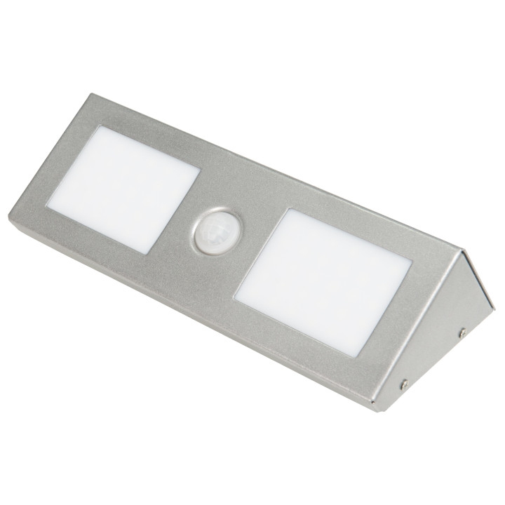 nuolydis 2xLED sidabras 6500K
