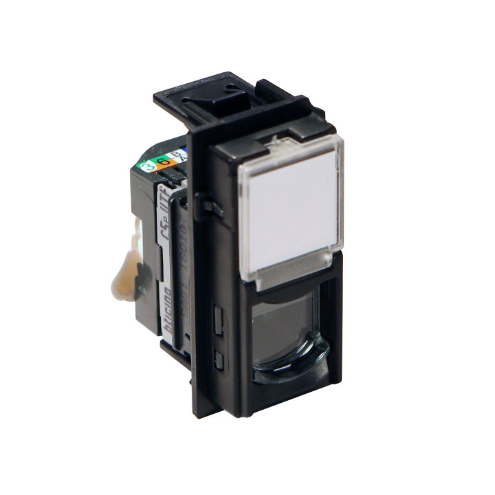Living Now rozetne RJ45 CAT5E melna