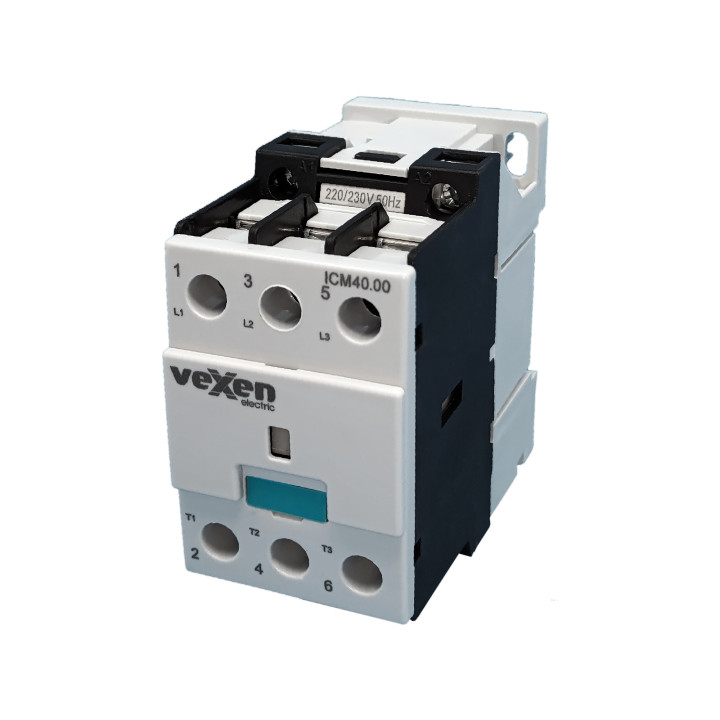 ICM40.00 variklio kontaktorius 38A, 18,5kW, 3NO, 230VAC