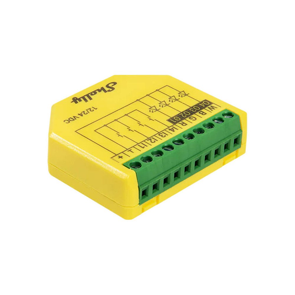 Shelly Plus RGBW PM LED Strip Controller, WiFi/Bluetooth