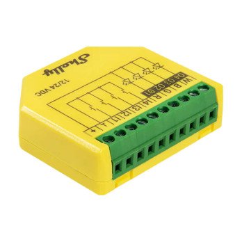 Shelly Plus RGBW PM LED juosteliu valdiklis, WiFi/Bluetooth