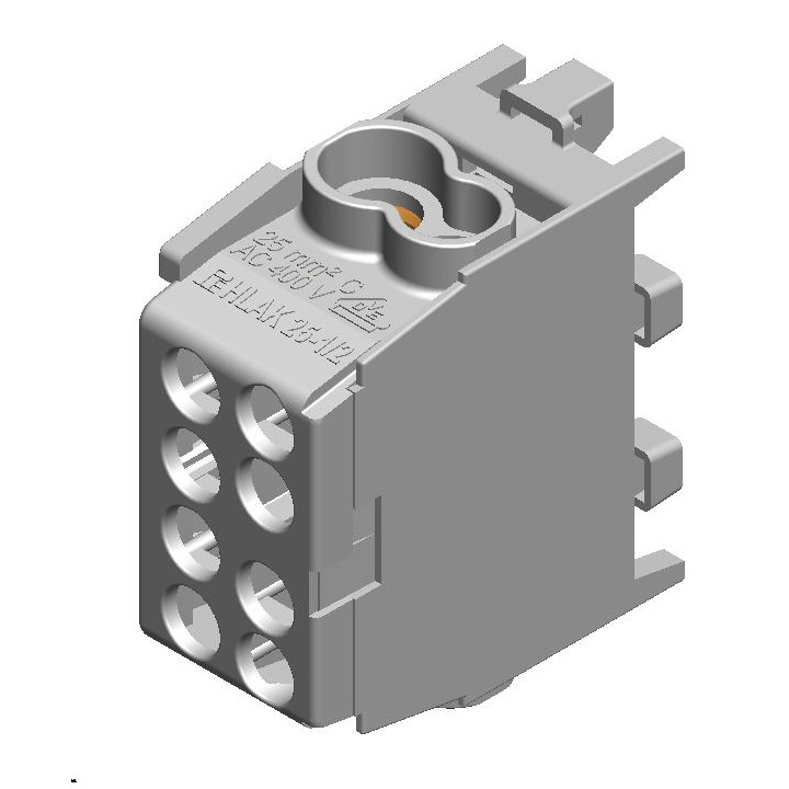 HLAK 25 1/2 M2 pilkas Al/CU 2x25-2x16mm