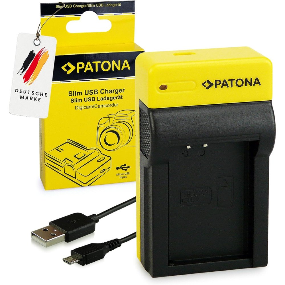 Ladetajs Foto Canon LP-E12 slim, USB
