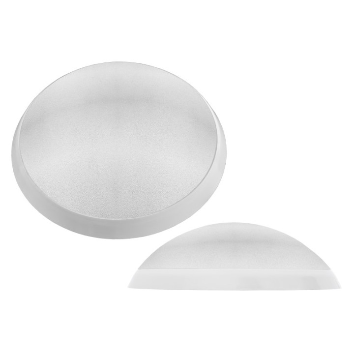 PANTERA white ring, transparent lampshade, 13W LED