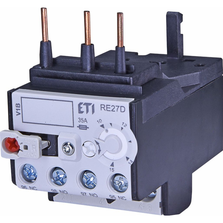 Termilise ülekoormuse relee, RE27D-15
