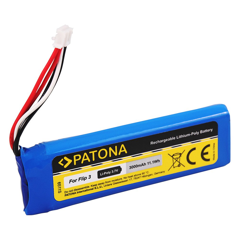 Akku JBL Flip 3 3000mAh 3,7V Li-Pol GSP872693