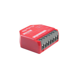 Shelly 1PM Gen4 daudzprotokols (Wi-Fi+ Bluetooth / Zigbee 3.0) releja modulis, ar jaudas mērītāju, Matter savietojams - Matter, 