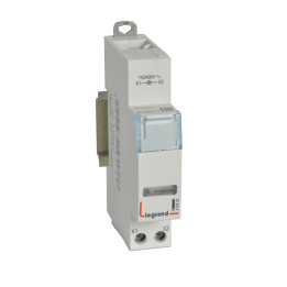 LED indikatorius - baltas 110/400 V - 1 modulis
