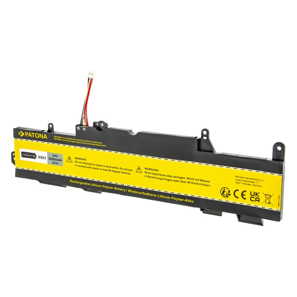 Akku HP 840 G5/G6 2200 mAh Li-Pol 11,55 V SS03XL