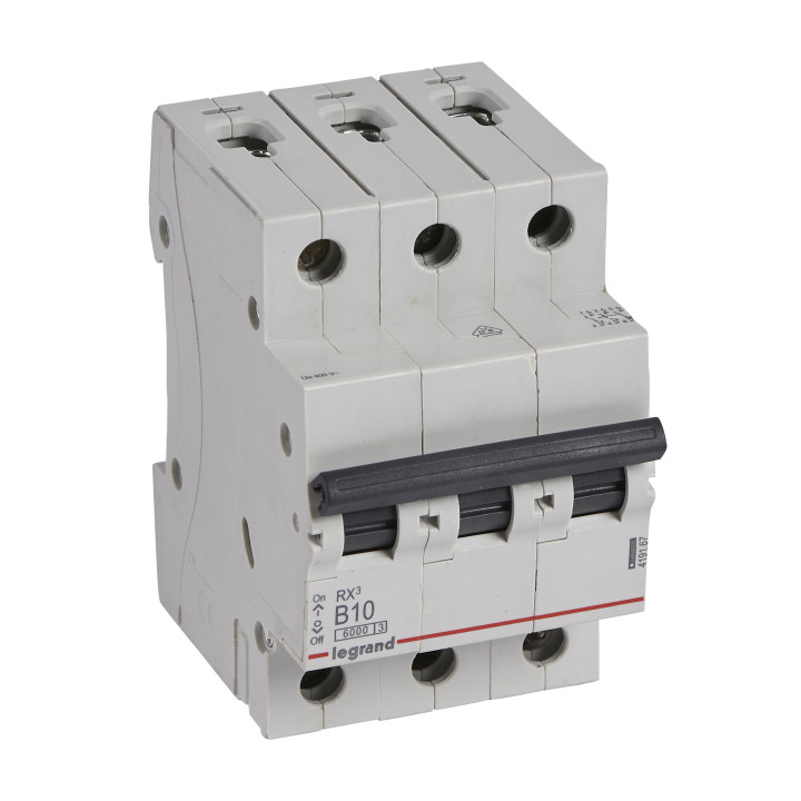 Legrand RX3 автоматический выключатель 3P B 10A