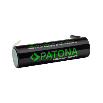 Baterija 18650 Li-Lon 3000mAh PREMIUM 3,7V su juostos kaisciais litavimui