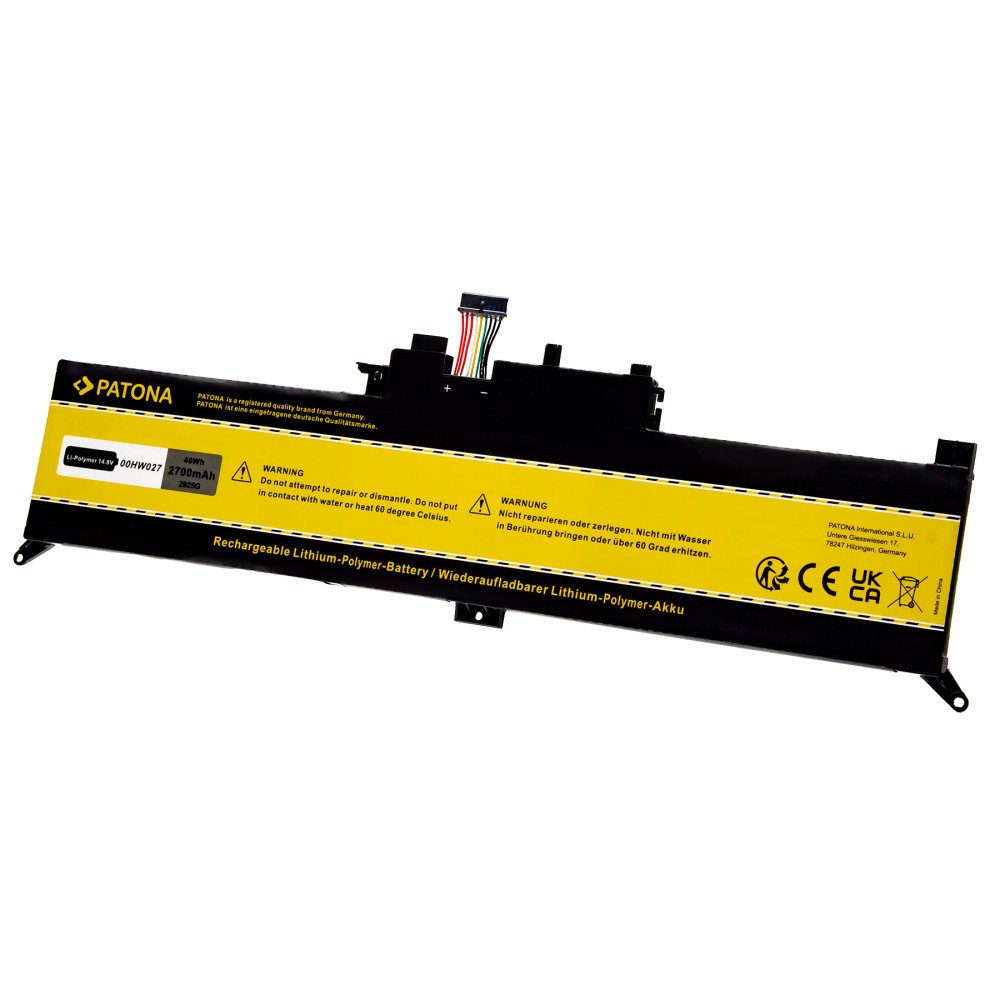 Akumuliatorius Lenovo Yoga X260/X370/X380 2700mAh Li-Pol 15,2V