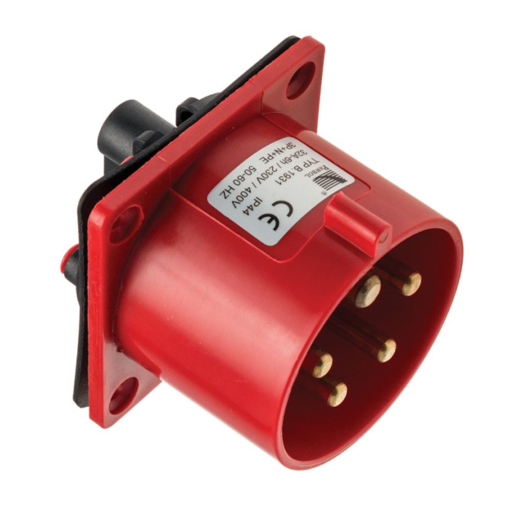 Virtapistokkeen huuhtelu 3P+N+E 32A IP44