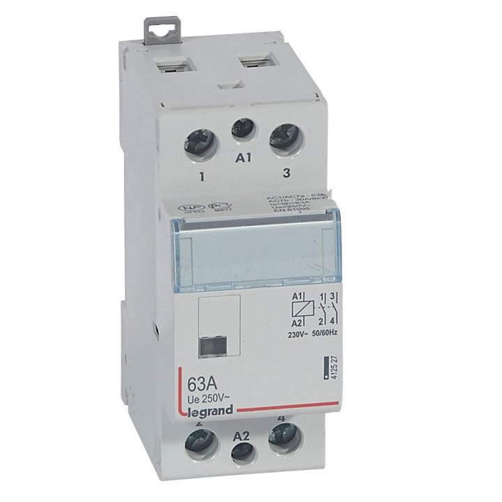 Maitinimo kontaktorius CX - su 230 V įtampa - 2P - 250 V - 63 A - 2 N/O