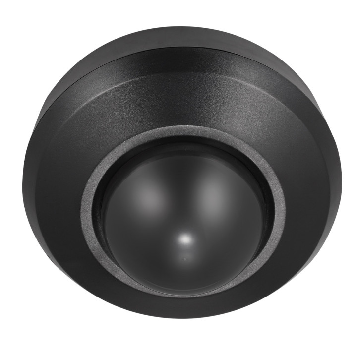 ALIO PRO PU-360-20FB buvimo detektorius visiškai juodas, 360 laipsnių, 20m skersmuo, IP44, 2000W