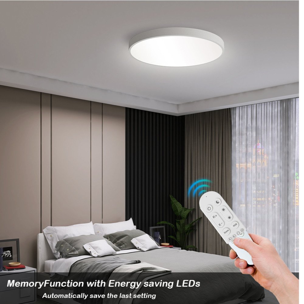 Immax NEO LITE SEMPLICI Smart Ceiling Light WHITE 50cm 48W 3468 lm Tuya WiFi BEACON