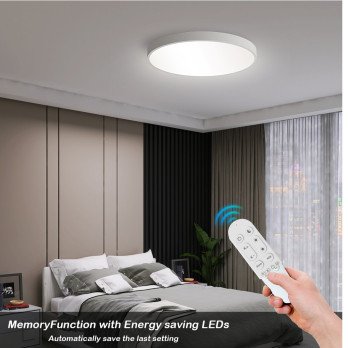 Immax NEO LITE SEMPLICI Smart Ceiling Light WHITE 50cm 48W 3468 lm Tuya WiFi BEACON