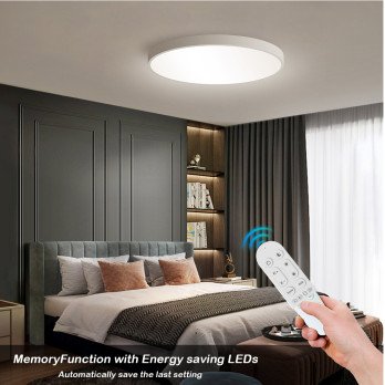 Immax NEO LITE SEMPLICI alykas kattovalaisin VALKOINEN 60cm 60W 4500lm Tuya WiFi BEACON