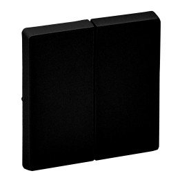 ROCKER FOR 2 GANG SWITCH MAT BLACK VALENA LIFE