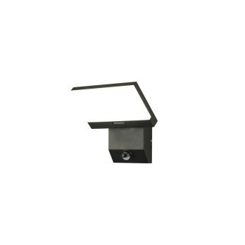 Immax MODERN ulkokayttoinen LED-seinavalaisin PIR-anturilla, 18W, 1278lm, IP65, musta
