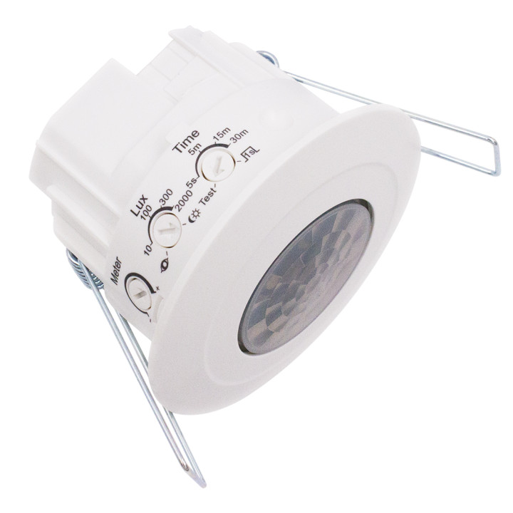 SENSA PRO PF-360-09-1CWi presence detector, flush mounting, 360 degrees, 9m diameter, IP44, 2000W, -20C ... +50C