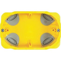 3 modules box for dry partitions. Dimensions 110x71x52 mm