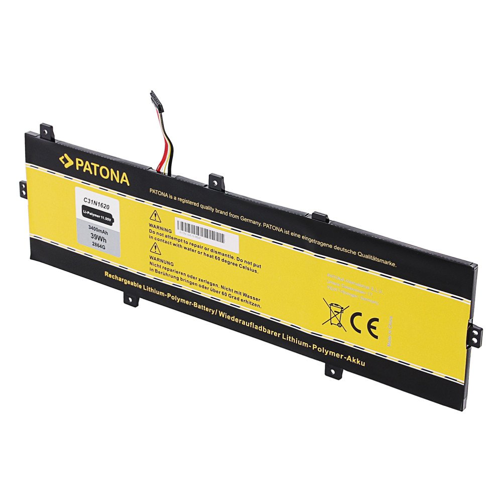 Akumulators Asus UX430 3400mAh Li-Pol 11,55V C31N1620