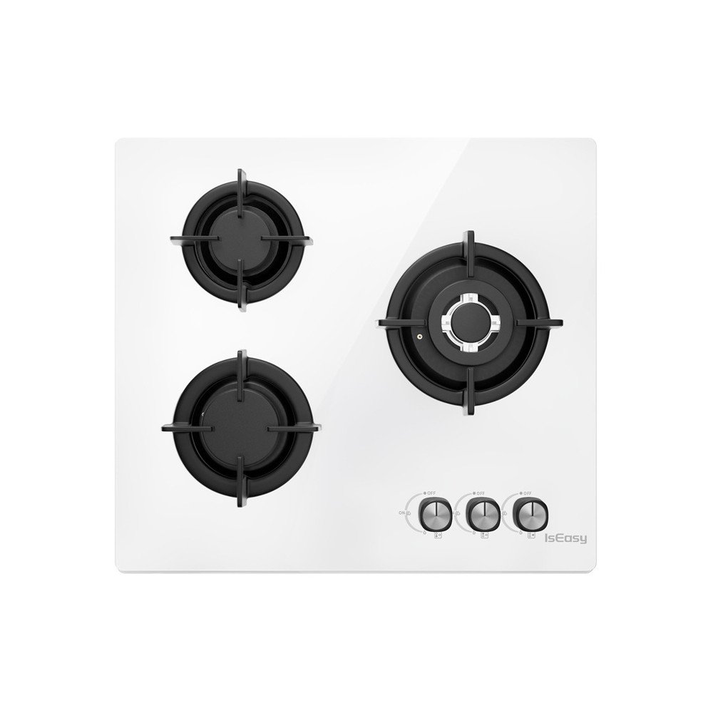 ISEASY MGBG-603 gaasipliit, 3 poletit (valge)