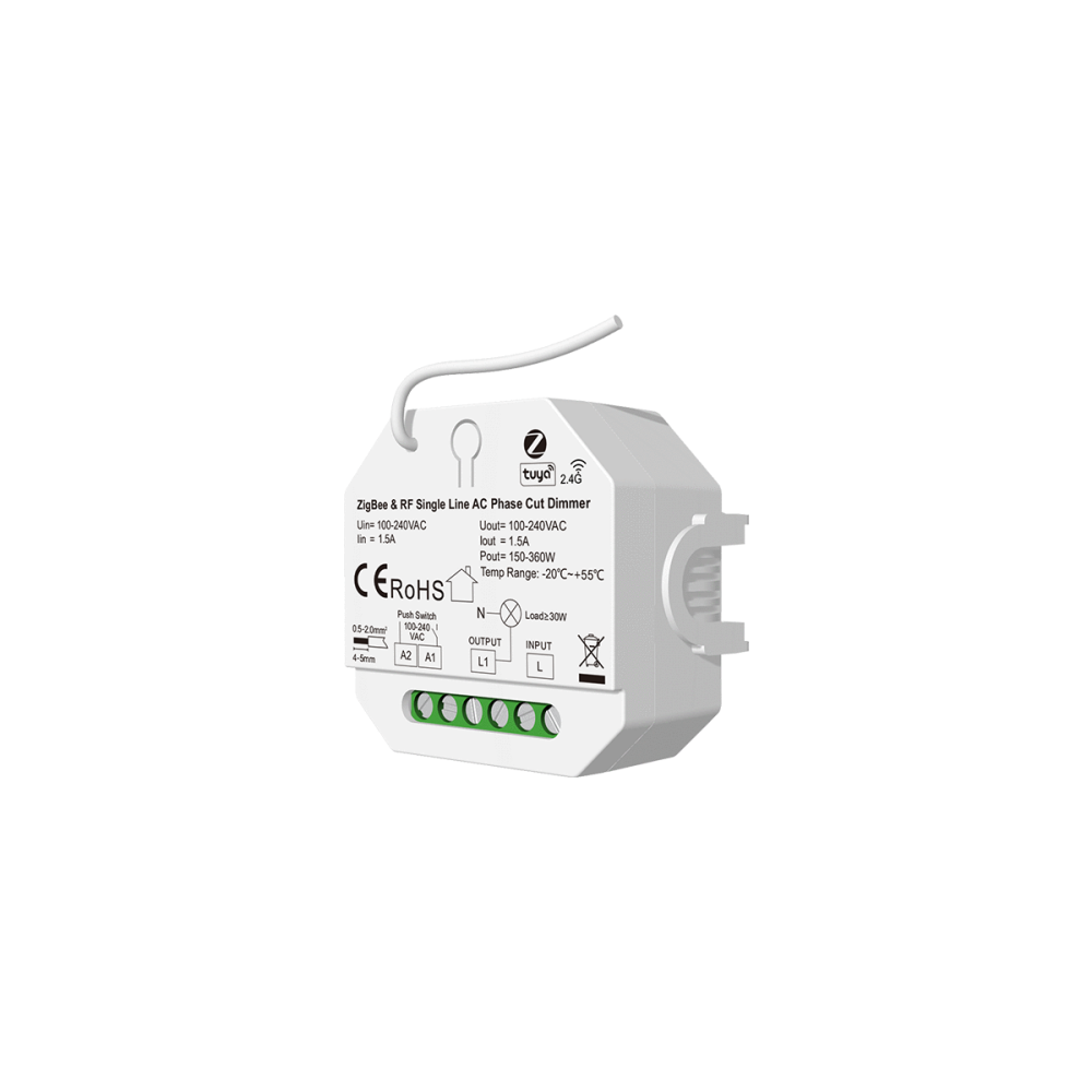 LED reostats bez N 1 kanala RF2,4 GHz SD serijas ZigBee HUE TUYA