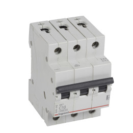 MCB RX 6000 - 3P - 400V - 10 A - C kõver - haru/hargi tüüpi toitesiinid