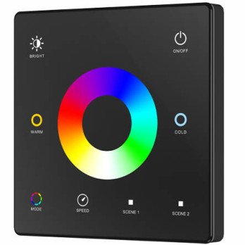 RGB+CCT kaugjuhtimispuldi akupaneel Must RF SD-seeria