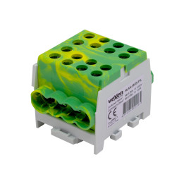 HLAK gnybtas Al/CU 2x35-6x25mm - geltonas