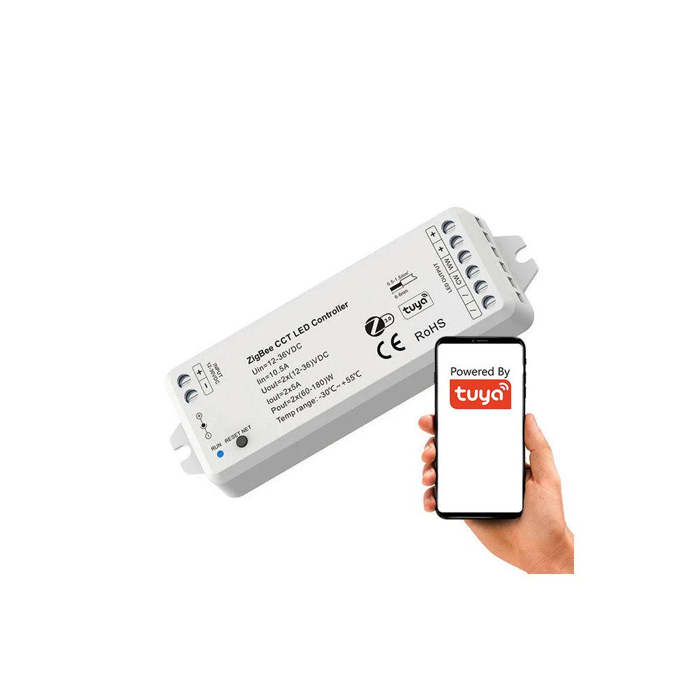 LED CCT 2CH*5A LED Seria SD ZigBee TUYA