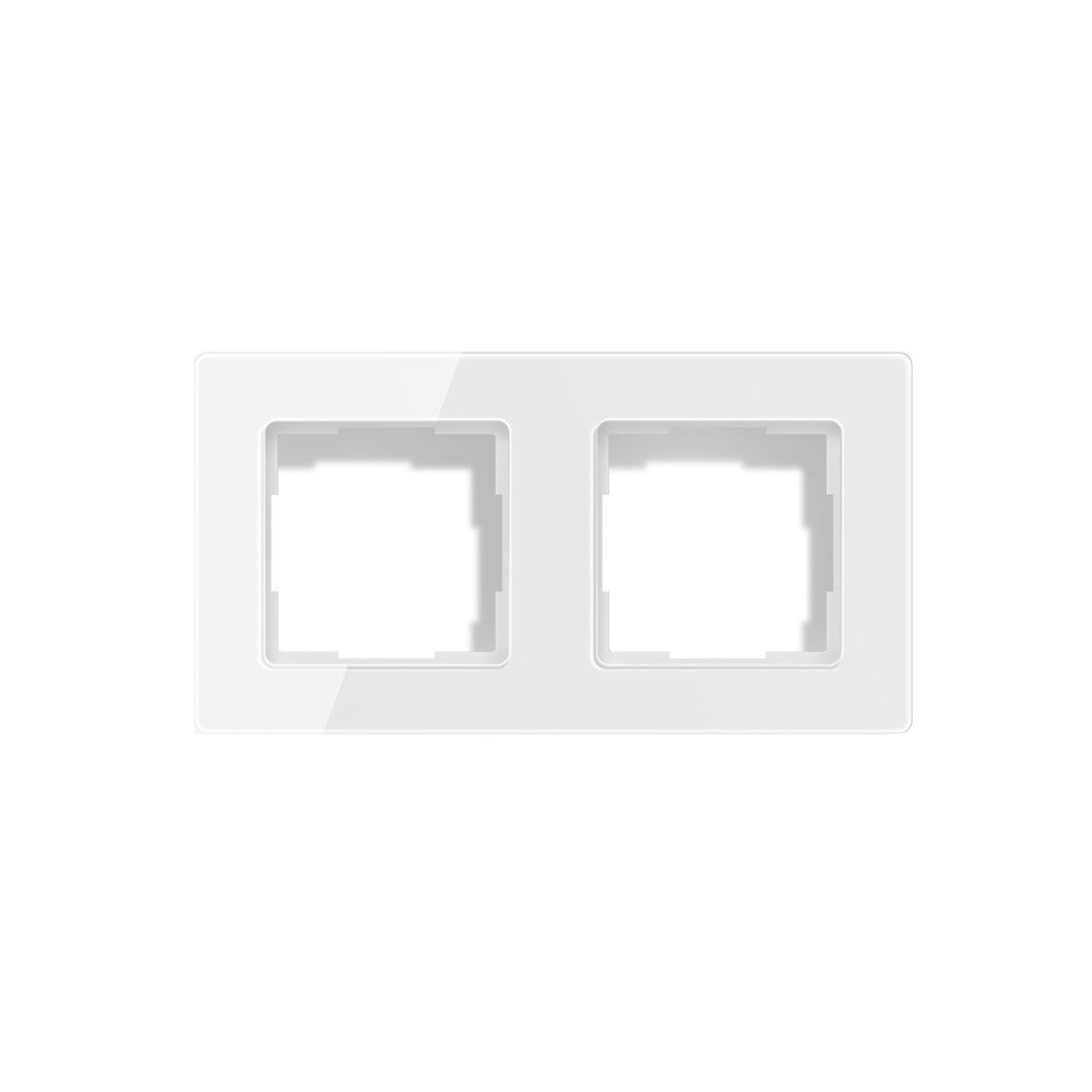 Avatto 2 Socket TS20 light switch frame (white)