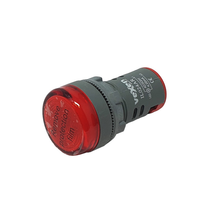 IL024AR LED raudona kontrolinė lemputė 24V AC/DC