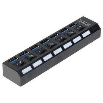 HUB USB 3.0 HUB-USB3.0-1/7 55 cm
